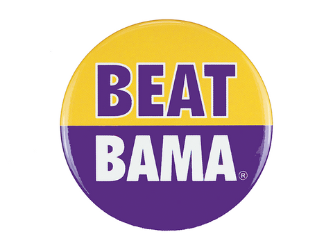 LSU "Beat Bama" Button